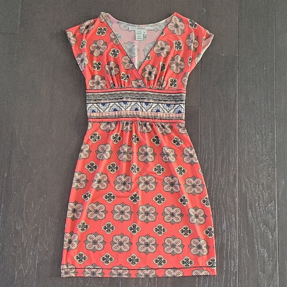 Studio M Pink Flutter Sleeve Sundress -NWOT